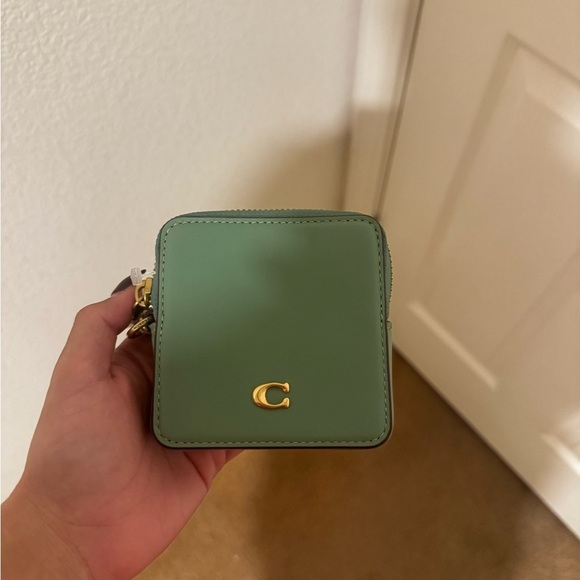 Coach Handbags - Coach Sage Green Small Wrislet